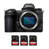 Nikon Z6 II Nu + 3 SanDisk 128GB Extreme PRO UHS-II SDXC 300 MB/s - Appareil Photo Hybride-1
