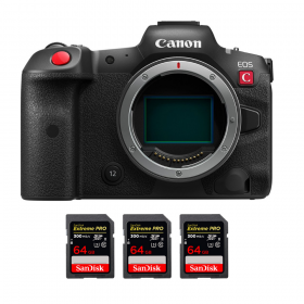 Canon EOS R5 C Body + 3 SanDisk 64GB Extreme PRO UHS-II SDXC 300 MB/s-1