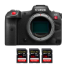 Canon EOS R5 C Body + 3 SanDisk 128GB Extreme PRO UHS-II SDXC 300 MB/s|MCZ DIRECT Canon EOS R5 C Body + 3 SanDisk 128GB Extreme PRO UHS-II SDXC 300 MB/s|MCZ DIRECT
