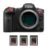 Canon EOS R5 C Body + 3 SanDisk 64GB Extreme PRO CFexpress Type B|MCZ DIRECT Canon EOS R5 C Body + 3 SanDisk 64GB Extreme PRO CFexpress Type B|MCZ DIRECT