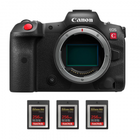 Canon EOS R5 C Body + 3 SanDisk 256GB Extreme PRO CFexpress Type B-1