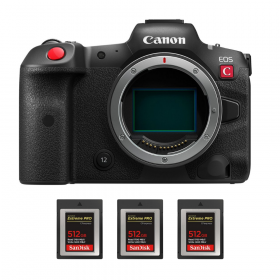 Canon EOS R5 C Nu + 3 SanDisk 512GB Extreme PRO CFexpress Type B-1