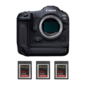 Canon EOS R3 Body + 3 SanDisk 128GB Extreme PRO CFexpress Type B-2