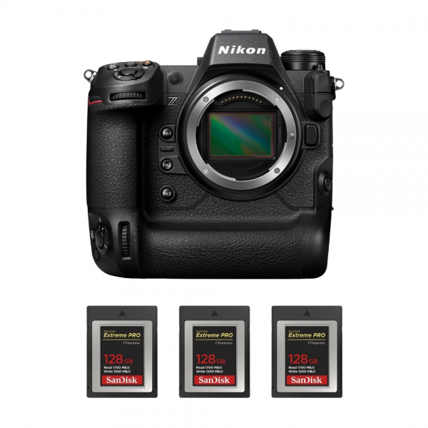 Nikon Z9 Body + 3 SanDisk 128GB Extreme PRO CFexpress Type B Nikon Nikon Z9 €3,587.00 MCZ DIRECT