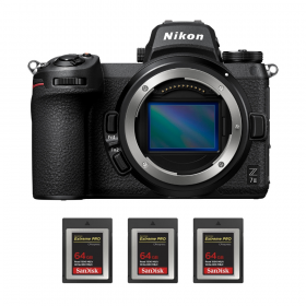 Nikon Z7 II Nu + 3 SanDisk 64GB Extreme PRO CFexpress Type B - Appareil Photo Hybride-1