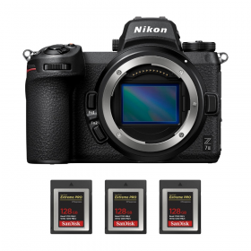 Nikon Z7 II Cuerpo + 3 SanDisk 128GB Extreme PRO CFexpress Type B-1