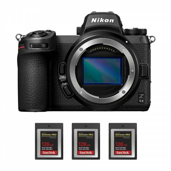 Nikon Z6 II Body + 3 SanDisk 128GB Extreme PRO CFexpress Type B-1