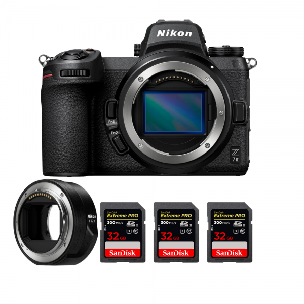 Nikon Z7 II + Nikon FTZ II + 3 SanDisk 32GB Extreme PRO UHS-II SDXC 300 MB/s-1