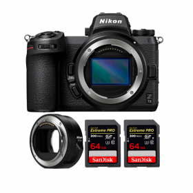 Nikon Z7 II + Nikon FTZ II + 2 SanDisk 64GB Extreme PRO UHS-II SDXC 300 MB/s-1