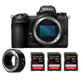 Nikon Z7 II + Nikon FTZ II + 3 SanDisk 64GB Extreme PRO UHS-II SDXC 300 MB/s-1