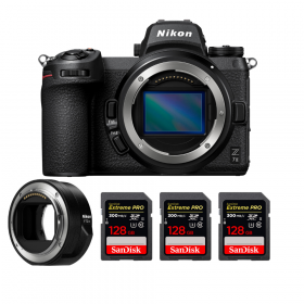 Nikon Z7 II + Nikon FTZ II + 3 SanDisk 128GB Extreme PRO UHS-II SDXC 300 MB/s - Appareil Photo Hybride-1