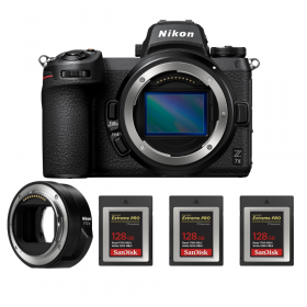 Nikon Z7 II + Nikon FTZ II + 3 SanDisk 128GB Extreme PRO CFexpress Type B - Appareil Photo Hybride-1