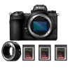 Nikon Z7 II + Nikon FTZ II + 3 SanDisk 128GB Extreme PRO CFexpress Type B - Appareil Photo Hybride|MCZ DIRECT