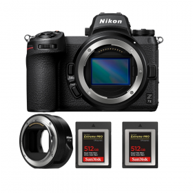 Nikon Z7 II + Nikon FTZ II + 2 SanDisk 512GB Extreme PRO CFexpress Type B - Appareil Photo Hybride-1