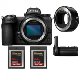 Nikon Z7 II + Nikon FTZ II + Grip Nikon MB-N11 + 2 SanDisk 64GB Extreme PRO CFexpress Type B - Appareil Photo Hybride-1