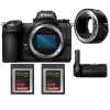 Nikon Z7 II + Nikon FTZ II + Grip Nikon MB-N11 + 2 SanDisk 64GB Extreme PRO CFexpress Type B - Appareil Photo Hybride|MCZ DIRECT