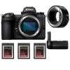 Nikon Z7 II + Nikon FTZ II + Grip Nikon MB-N11 + 3 SanDisk 256GB Extreme PRO CFexpress Type B - Appareil Photo Hybride|MCZ DIRECT