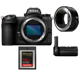 Nikon Z7 II + Nikon FTZ II + Grip Nikon MB-N11 + 1 SanDisk 512GB Extreme PRO CFexpress Type B - Appareil Photo Hybride-1