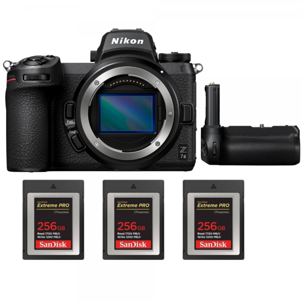 Nikon Z7 II + Grip Nikon MB-N11 + 3 SanDisk 256GB Extreme PRO CFexpress Type B - Appareil Photo Hybride-1