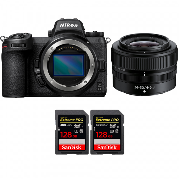 Nikon Z6 II + Z 24-50mm f/4-6.3 + 2 SanDisk 128GB Extreme PRO UHS-II SDXC 300 MB/s-1