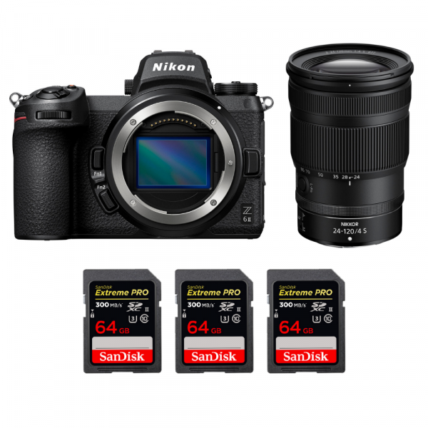 Nikon Z6 II + Z 24-120mm f/4 S + 3 SanDisk 64GB Extreme PRO UHS-II SDXC 300 MB/s-1