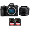 Nikon Z7 II + Z 24-50mm f/4-6.3 + 2 SanDisk 64GB Extreme PRO UHS-II SDXC 300 MB/s - Appareil Photo Hybride|MCZ DIRECT