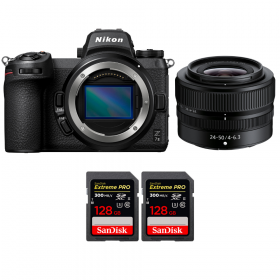 Nikon Z7 II + Z 24-50mm f/4-6.3 + 2 SanDisk 128GB Extreme PRO UHS-II SDXC 300 MB/s - Appareil Photo Hybride-1