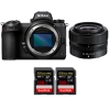 Nikon Z7 II + Z 24-50mm f/4-6.3 + 2 SanDisk 128GB Extreme PRO UHS-II SDXC 300 MB/s - Appareil Photo Hybride|MCZ DIRECT