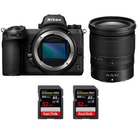 Nikon Z7 II + Z 24-70mm f/4 S + 2 SanDisk 32GB Extreme PRO UHS-II SDXC 300 MB/s - Appareil Photo Hybride-1