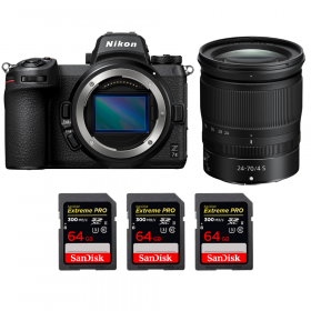 Nikon Z7 II + Z 24-70mm f/4 S + 3 SanDisk 64GB Extreme PRO UHS-II SDXC 300 MB/s - Appareil Photo Hybride-1