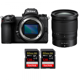 Nikon Z7 II + Z 24-70mm f/4 S + 2 SanDisk 128GB Extreme PRO UHS-II SDXC 300 MB/s - Appareil Photo Hybride-1