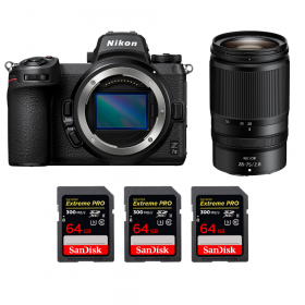 Nikon Z7 II + Z 28-75mm f/2.8 + 3 SanDisk 64GB Extreme PRO UHS-II SDXC 300 MB/s - Appareil Photo Hybride-1