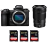 Nikon Z7 II + Z 24-120mm f/4 S + 3 SanDisk 32GB Extreme PRO UHS-II SDXC 300 MB/s - Appareil Photo Hybride|MCZ DIRECT