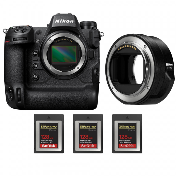Nikon Z9 + FTZ II + 3 SanDisk 128GB Extreme PRO CFexpress Type B-1