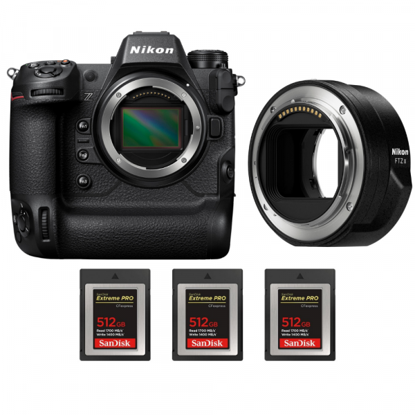 Nikon Z9 + FTZ II + 3 SanDisk 512GB Extreme PRO CFexpress Type B-1