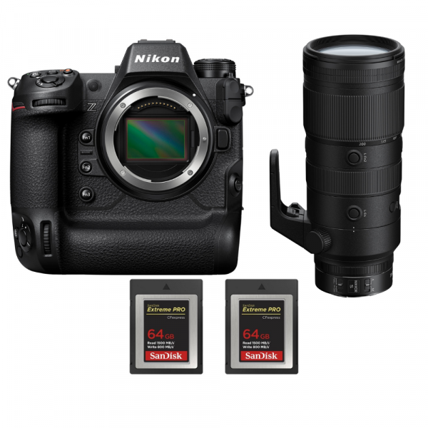 Nikon Z9 + Z 70-200mm f/2.8 VR S + 2 SanDisk 64GB Extreme PRO CFexpress Type B - Appareil Photo Professionnel-1