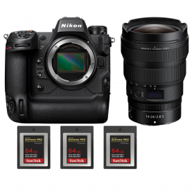 Nikon Z9 + Z 14-24mm f/2.8 S + 3 SanDisk 64GB Extreme PRO CFexpress Type B-1