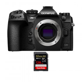 OM SYSTEM OM-1 + 1 SanDisk 128GB Extreme PRO UHS-II SDXC 300 MB/s - Appareil Photo Hybride-1