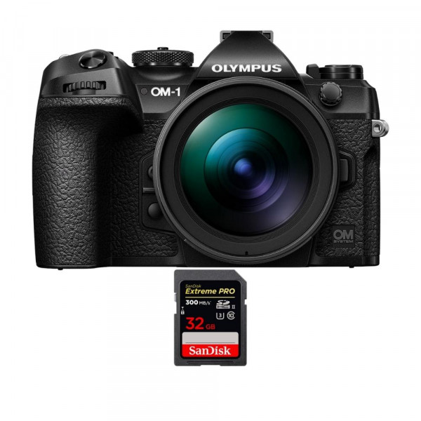 OM SYSTEM OM-1 + ED 12-40mm f/2.8 PRO II + 1 SanDisk 32GB Extreme PRO UHS-II SDXC 300 MB/s Mirrorless camera-1