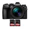 OM SYSTEM OM-1 + ED 12-40mm f/2.8 PRO II + 2 SanDisk 128GB Extreme PRO UHS-II SDXC 300 MB/s - Cámara mirrorless|MCZ DIRECT