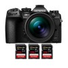 OM SYSTEM OM-1 + ED 12-40mm f/2.8 PRO II + 3 SanDisk 128GB Extreme PRO UHS-II SDXC 300 MB/s - Appareil Photo Hybride-1