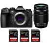 OM SYSTEM OM-1 + ED 40-150mm f/4 PRO + 3 SanDisk 32GB Extreme PRO UHS-II SDXC 300 MB/s - Appareil Photo Hybride|MCZ DIRECT