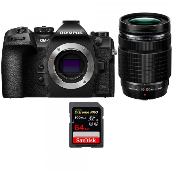 OM SYSTEM OM-1 + ED 40-150mm f/4 PRO + 1 SanDisk 64GB Extreme PRO UHS-II SDXC 300 MB/s - Mirrorless camera-1
