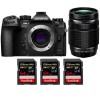 OM SYSTEM OM-1 + ED 40-150mm f/4 PRO + 3 SanDisk 64GB Extreme PRO UHS-II SDXC 300 MB/s - Appareil Photo Hybride-1