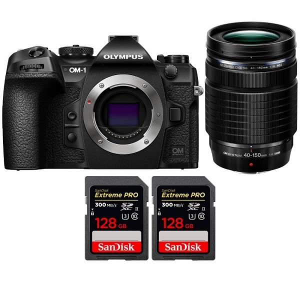 OM SYSTEM OM-1 + ED 40-150mm f/4 PRO + 2 SanDisk 128GB Extreme PRO UHS-II SDXC 300 MB/s|MCZ DIRECT