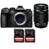 OM SYSTEM OM-1 + ED 40-150mm f/4 PRO + 2 SanDisk 128GB Extreme PRO UHS-II SDXC 300 MB/s - Appareil Photo Hybride|MCZ DIRECT