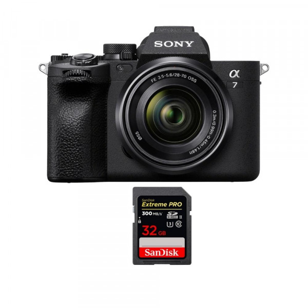 Sony A7 IV + FE 28-70mm F3.5-5.6 OSS + 1 SanDisk 32GB Extreme PRO UHS-II SDXC 300 MB/s - mirrorless camera-1