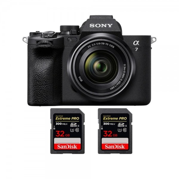 Sony A7 IV + FE 35mm f/1.4 GM + 3 SanDisk 128GB Extreme PRO UHS-II SDXC 300  MB/s