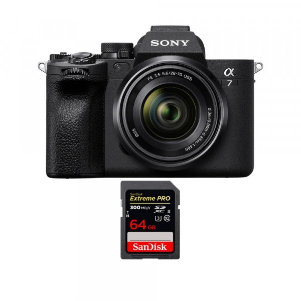 Sony A7 IV + FE 28-70mm F3.5-5.6 OSS + 1 SanDisk 64GB Extreme PRO UHS-II SDXC 300 MB/s - mirrorless camera-1