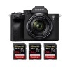 Sony A7 IV + FE 28-70mm F3.5-5.6 OSS + 3 SanDisk 64GB Extreme PRO UHS-II SDXC 300 MB/s - Cámara mirrorless|MCZ DIRECT